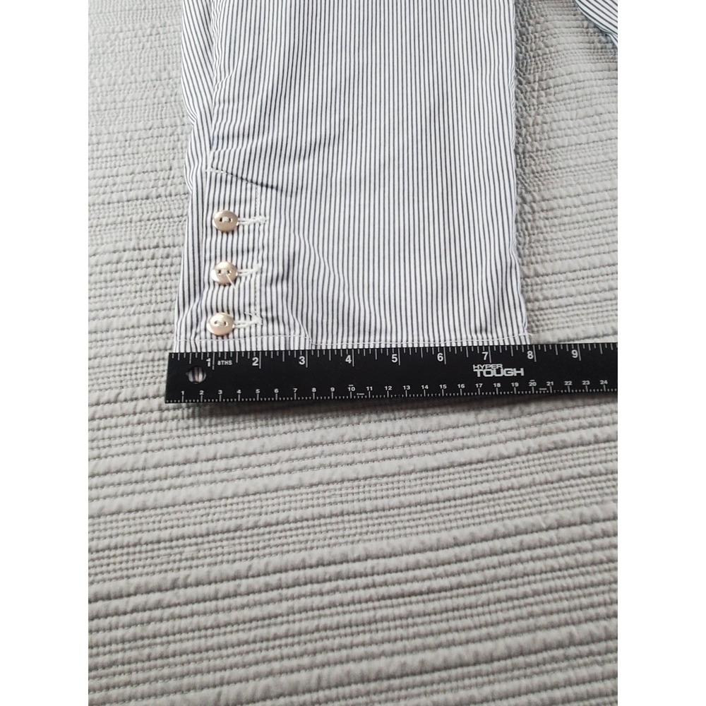 Coastal Nautical Striped Deck Pants Navy White Karen Scott Women's Size 10 - Picture 4 of 14